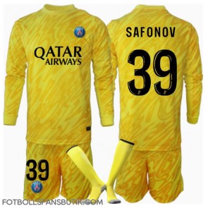Paris Saint-Germain Matvei Safonov #39 Målvakt Replika Tredje Tröja Barn 2024-25 Långärmad (+ Korta byxor)